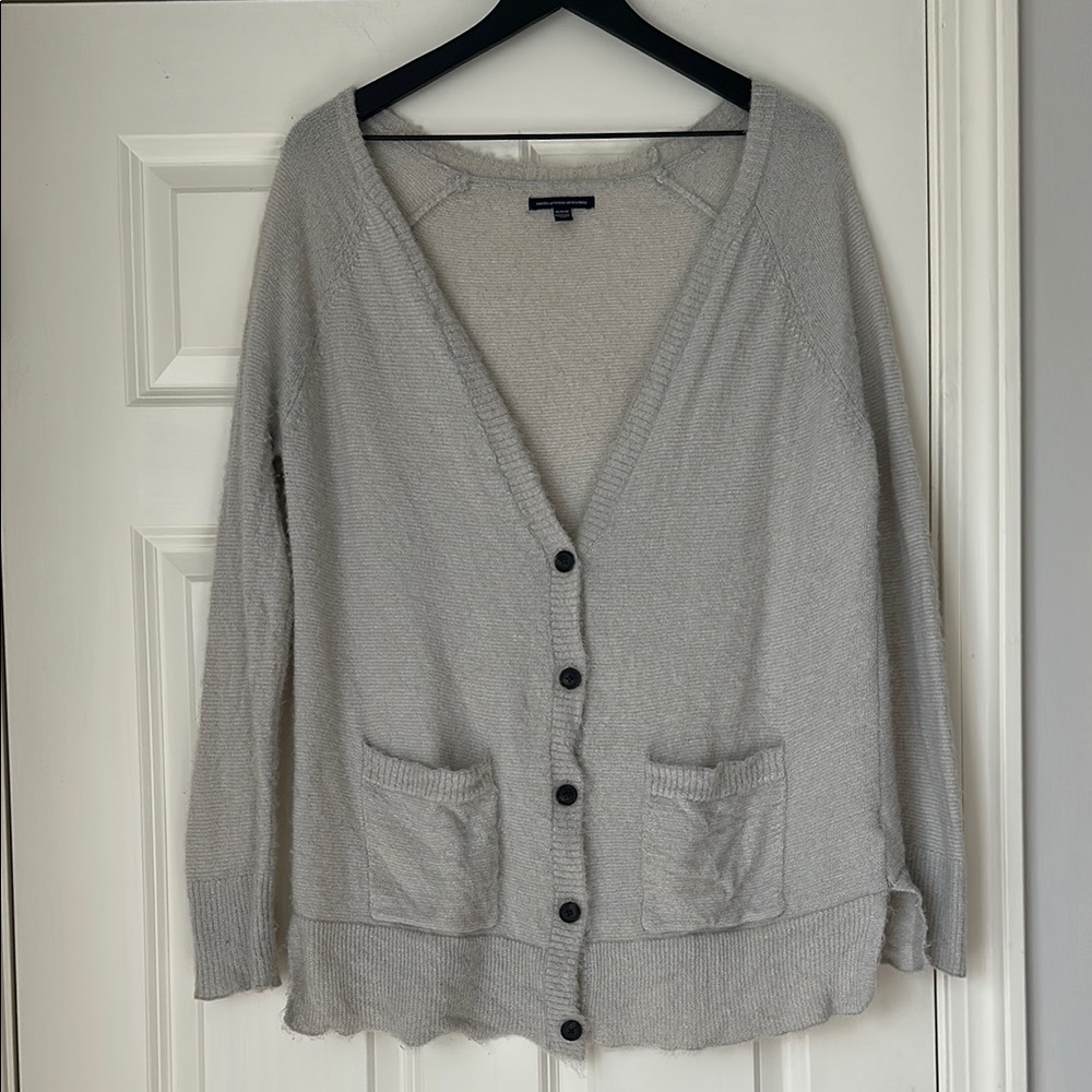 American Eagle Outfitters Nylon Oversized Soft Cardigan